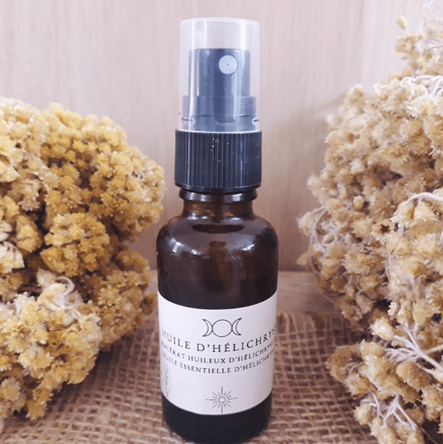 Baume et huile d'Immortelle (Hélichryse) 